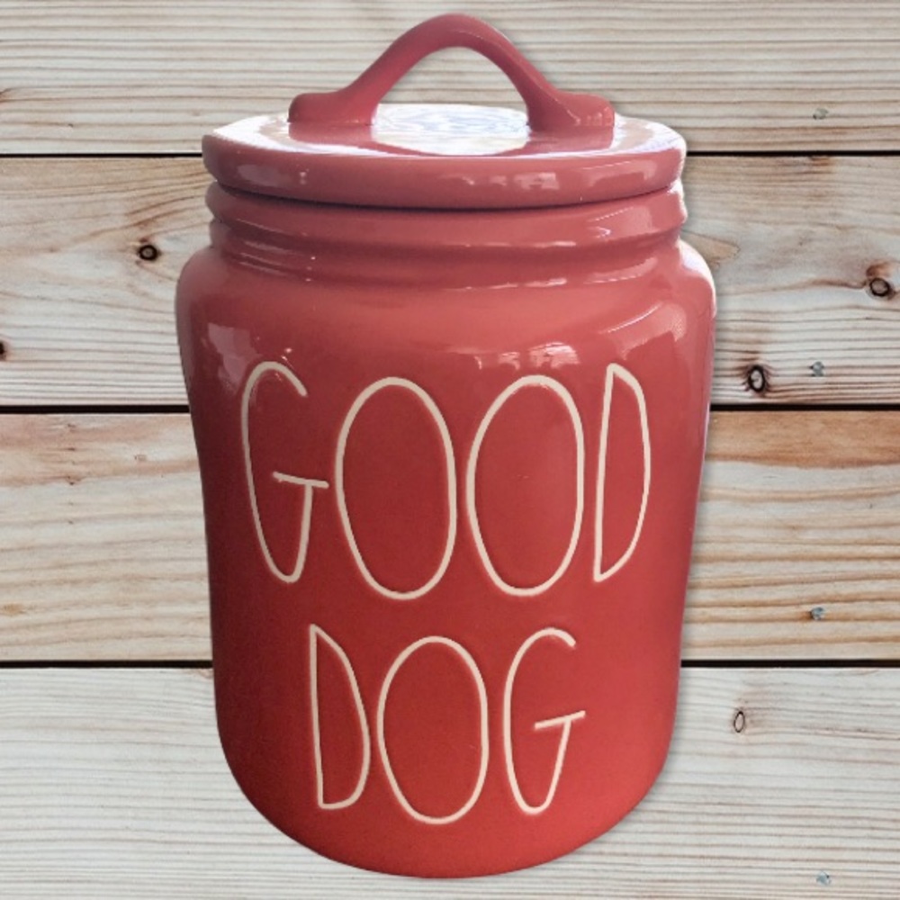 🆕 Rae Dunn Dog Treat Canister - Picture 2 of 7